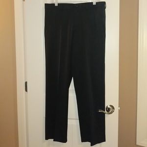Men's IZOD flat front black dress pants
